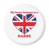 Barbe Refrigerator Magnets