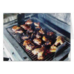 Barbecue Chicken Greeting Card