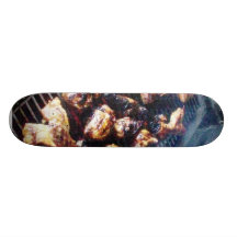 Barbecue Chicken Custom Skate Board