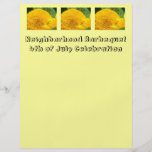 Barbecue de voisinage ! Coutume 4 juillet d'insect Prospectus