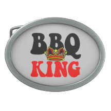 barbecue king oval belt buckle