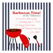 Barbecue Time! Personalized Invite