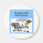 barbecueing with peter magnet