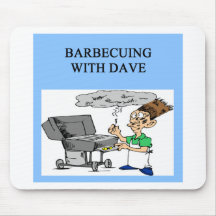 barbecuing with dave mousepads