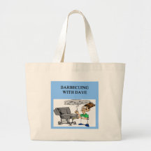 barbecuing with dave tote bag