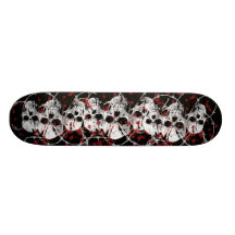 Barbed Skull Sk8board Skate Board Decks