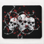 Barbed Skulls Mousepad