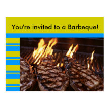 Barbeque Invitation Postcard