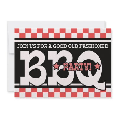 Barbeque Party Invitation by reflections06