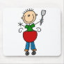 Barbeque Stick Figure Mousepad