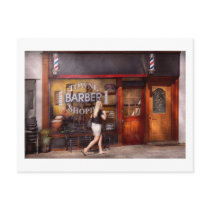 Barber - Barbershop - Time for a haircut Post Cards