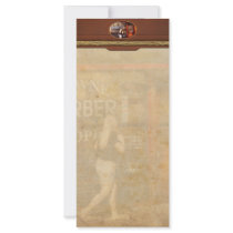 Barber - Barbershop - Time for a haircut Custom Rack Card