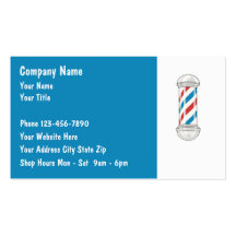 Barber Business Cards