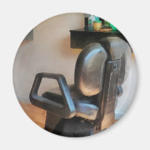 Barber Chair and Hair Supplies Refrigerator Magnets