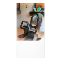 Barber Chair and Hair Supplies Photo Cards