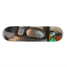 Barber Chair and Hair Supplies Skate Decks