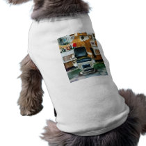 Barber Chair Front View Doggie Tee Shirt