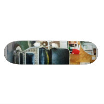 Barber Chair Front View Skate Decks