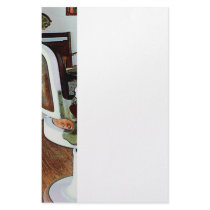 Barber Chair Custom Stationery