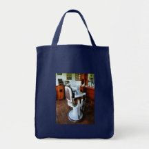 Barber Chair with Cash Register Tote Bags