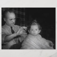 Barber - First Haircut Full Color Flyer