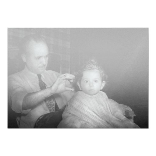 Barber - First Haircut Invites