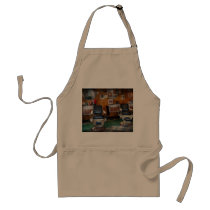 Barber - Frenchtown, NJ - Two old barber chairs  Aprons