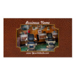 Barber - Frenchtown, NJ - Two old barber chairs  Business Card Templates
