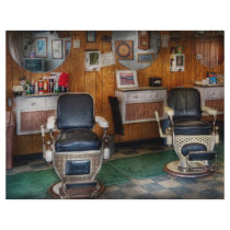 Barber - Frenchtown, NJ - Two old barber chairs  Flyer