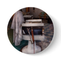 Barber - Frenchtown, NJ - We have some free seats Pinback Button