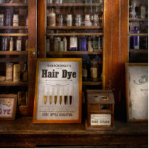 Barber - Hair Dye Acrylic Cut Outs