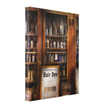 Barber - Hair Dye Stretched Canvas Print