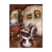 Barber - In The Barber Shop Post Card