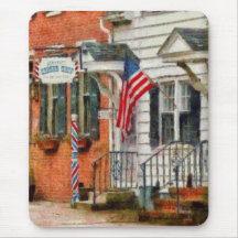 Barber - Keller's Barber Shop Mouse Pad
