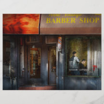 Barber - NY - West Village Barber Shop Full Color Flyer