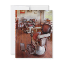 Barber - Please have a seat Custom Announcement