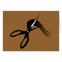 Barber Scissors - Hair Stylist Cards