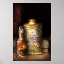 Barber -  Sharp & Dohme's Violet Toilet Powder Print