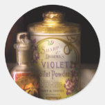 Barber -  Sharp & Dohme's Violet Toilet Powder Stickers