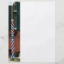 Barber Shop Entrance Flyer Design