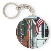 Barber Shop Entrance Key Chains