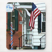 Barber Shop Entrance Mousepad