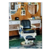 Barber Shop One Chair Cards