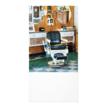 Barber Shop One Chair Custom Photo Card