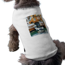 Barber Shop One Chair Dog T Shirt
