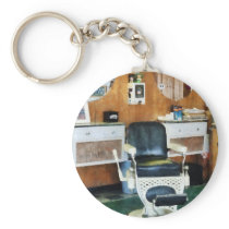 Barber Shop One Chair Key Chains