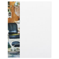 Barber Shop One Chair Letterhead Template