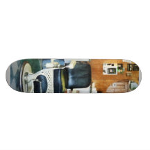 Barber Shop One Chair Skate Board Deck