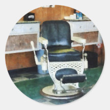 Barber Shop One Chair Sticker