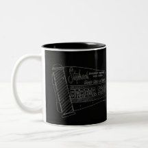 Barber Shop Retro Advertising Window Sign Mug